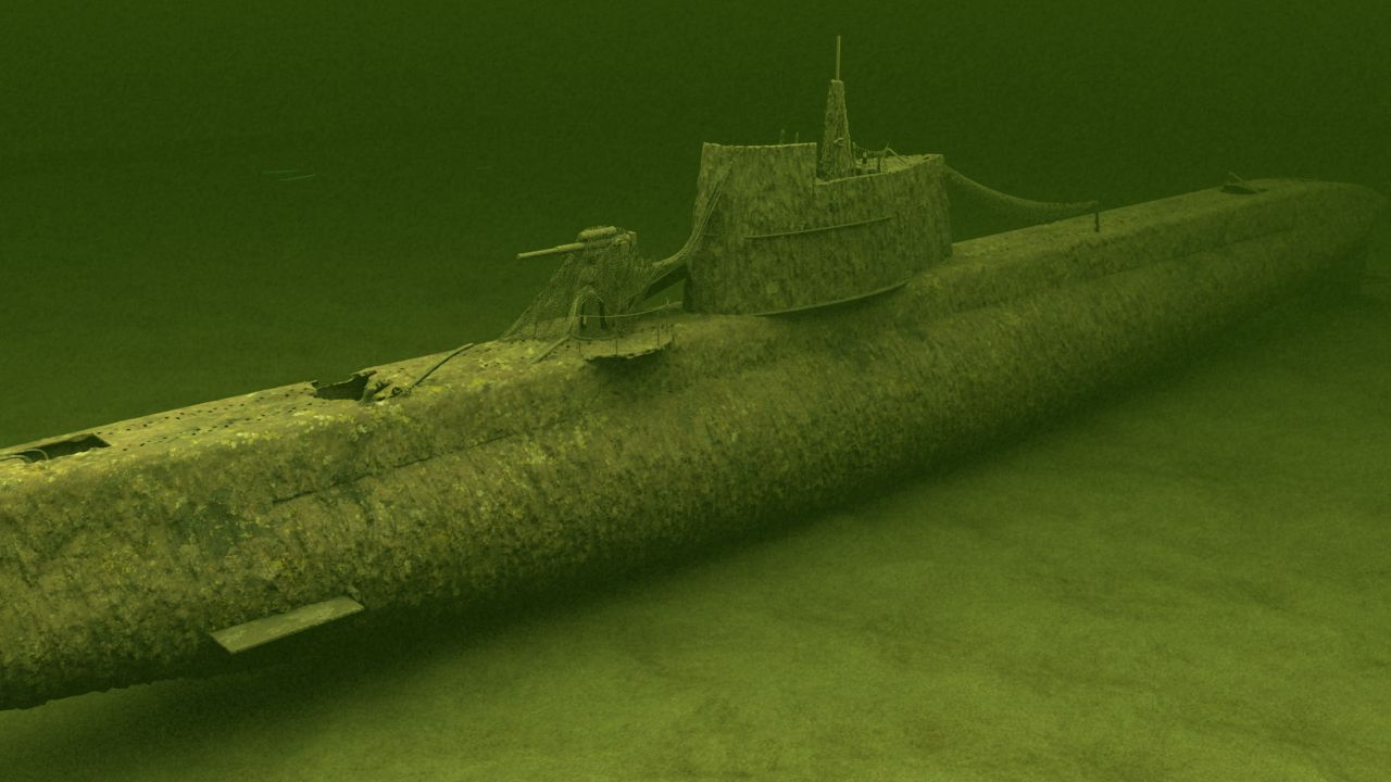 Подводная лодка М-95, 3D-модель